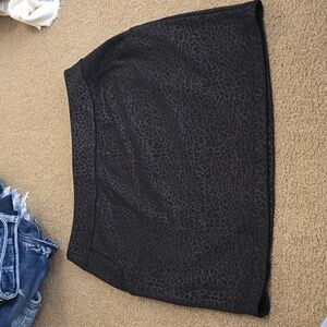 TWENTY ONE SHIMMER LEOPARD SKIRT